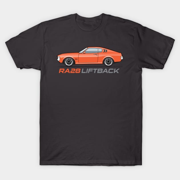 RA28 Orange T-Shirt by JRCustoms44